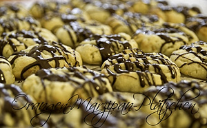 Orangen-Marzipan-Plätzchen