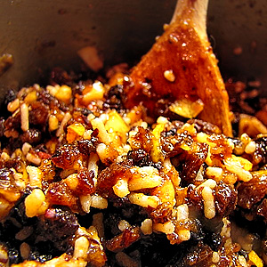 Home made mincemeat.