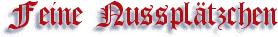 Feine Nussplätzchen