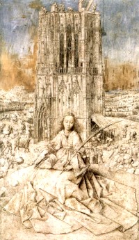 St. Barbara, Jan van Eyck
