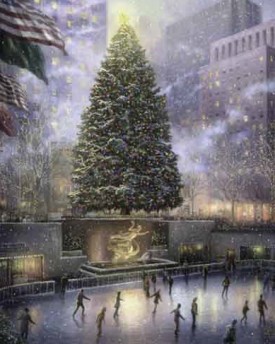 Rockefeller Center Christmas Tree - T. Kinkade