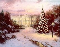 Der Weihnachtsbaum vorm Weißen Haus © Thomas Kinkade - Lights of Liberty